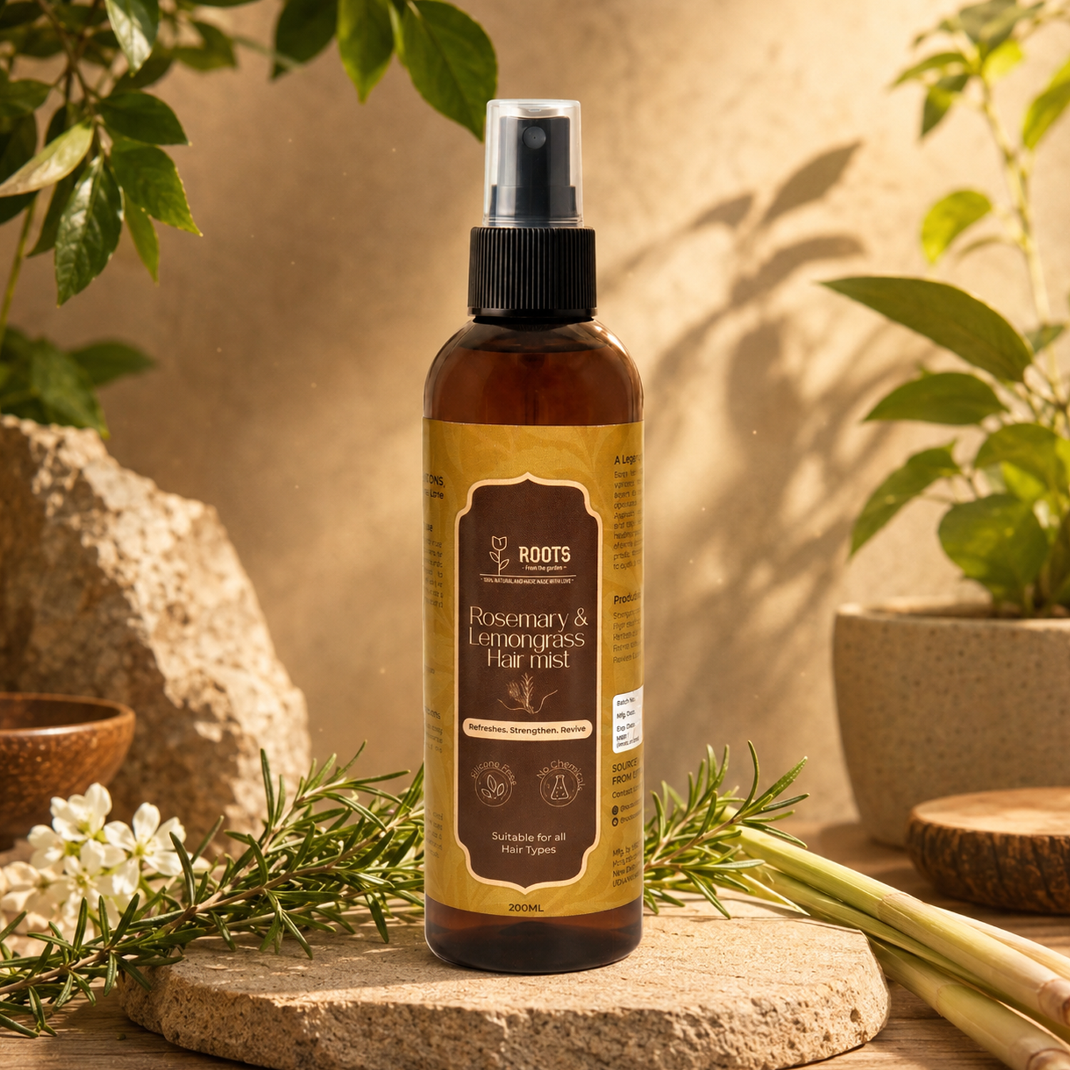 ROSEMARY AND LEMONGRASS HAIR MIST