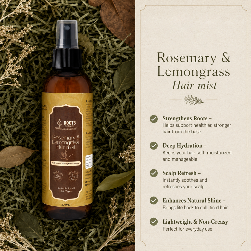 ROSEMARY AND LEMONGRASS HAIR MIST