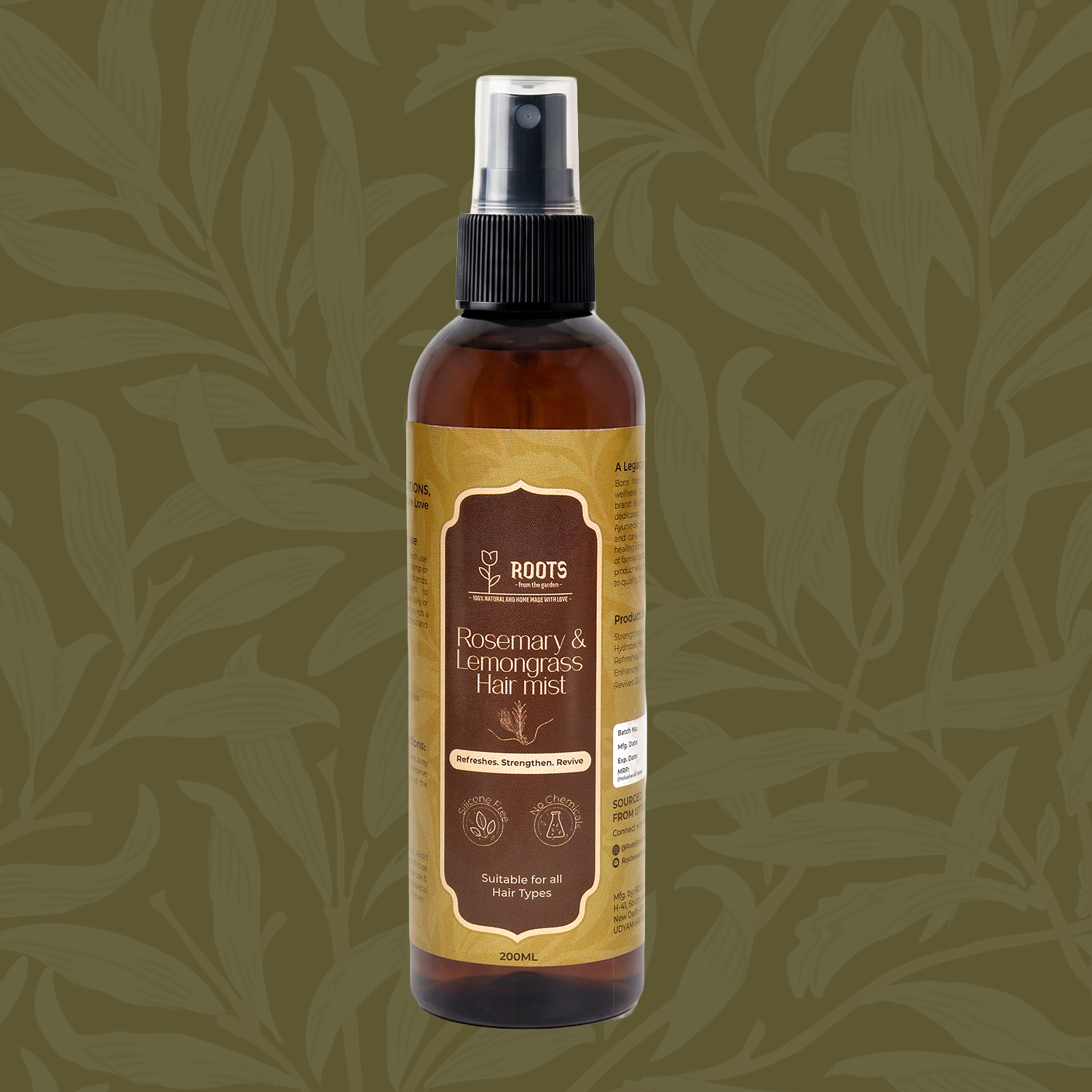 ROSEMARY AND LEMONGRASS HAIR MIST